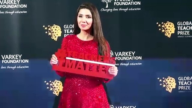 Bollywood stars Ranbir Kapoor and Mahira Khan in Dubai to laud world’s teachers