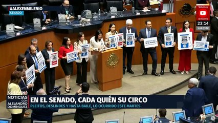 El Senado se convierte en un circo con pleitos y baile entre legisladores