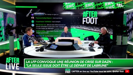 Réunion de crise à la LFP sur DAZN : "La seule issue doit être le départ de Labrune" insiste Riolo