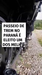 Passeio de trem no Paraná é eleito um dos melhores do mundo