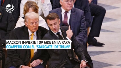 Macron invierte 109 MDE en IA para competir con el 'Stargate' de Trump