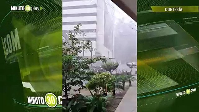 Vaya despacio que va pa' largo el aguacero con descargas eléctricas en el sur y oriente de Medellín