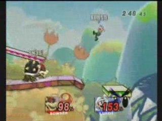 Brawl SN3S (Bowser) Vs ROB59 (Luigi)