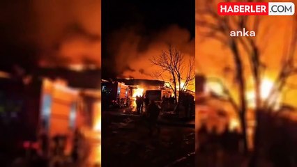 Afyonkarahisar'da Fabrikada Büyük Yangın