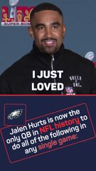 Hurts never even dreamt of Super Bowl glory
