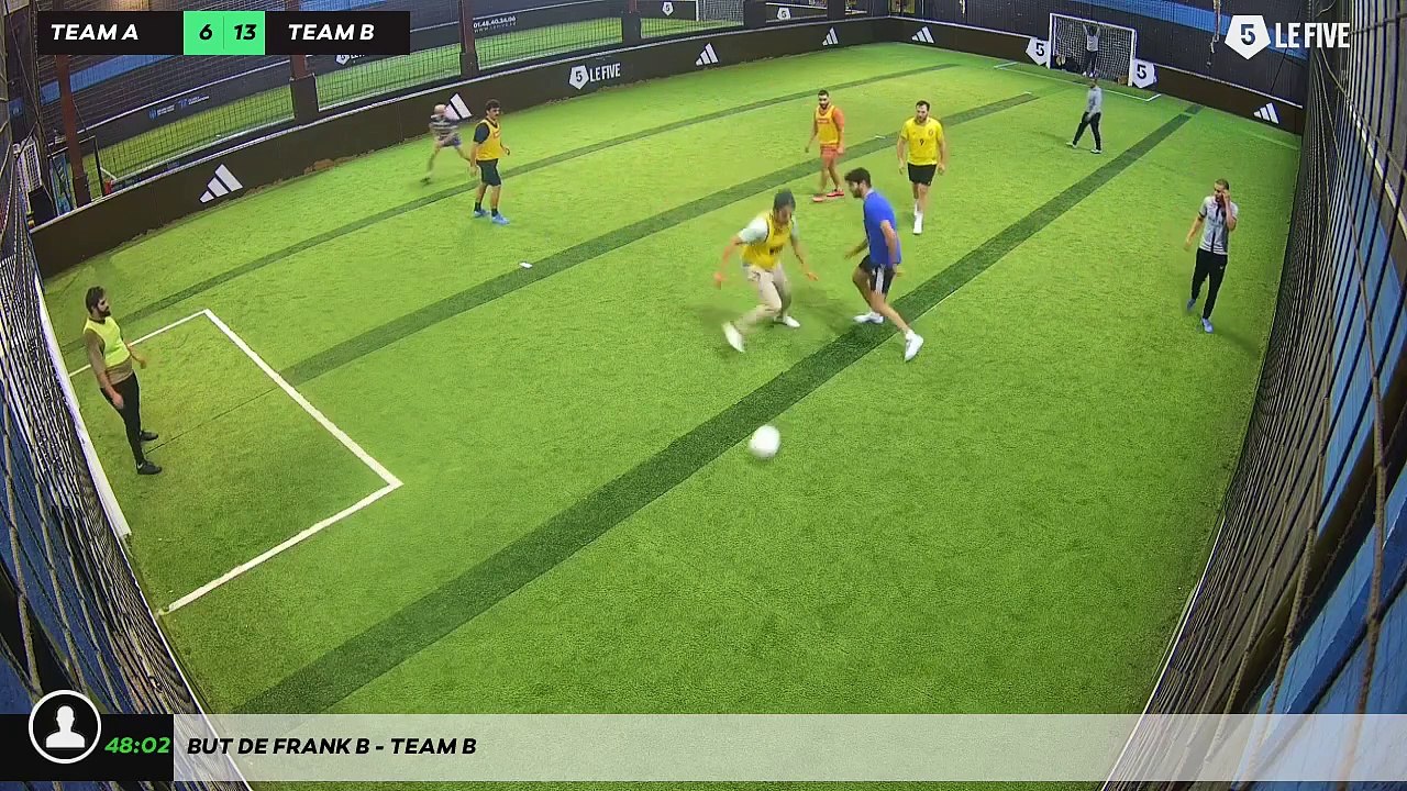 But de Frank B - Team B