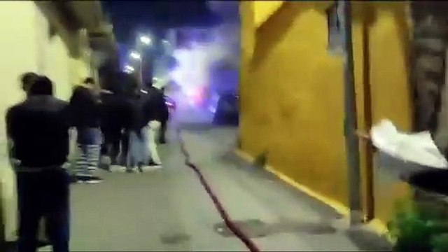 Messina, incendio in un'abitazione di via Candore: vigili del fuoco in azione