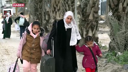 İşgalci İsrail'in saldırdığı Batı Şeria'da Filistinlilerin sürgünü devam ediyor