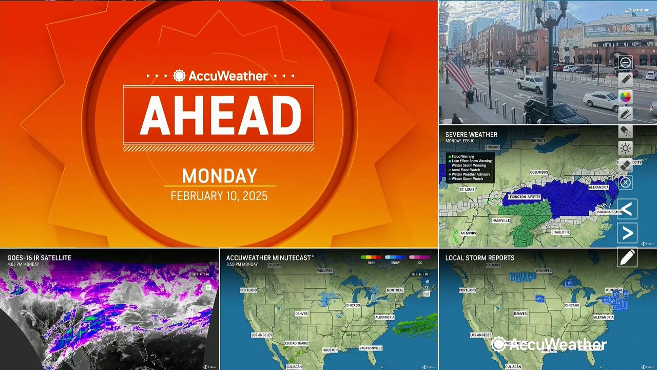 First of multiple storms on the way to the East Coast will slam the mid-Atlantic