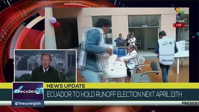 Ecuador | Authorities announce runoff election next April 13th with over 90% of votes counted