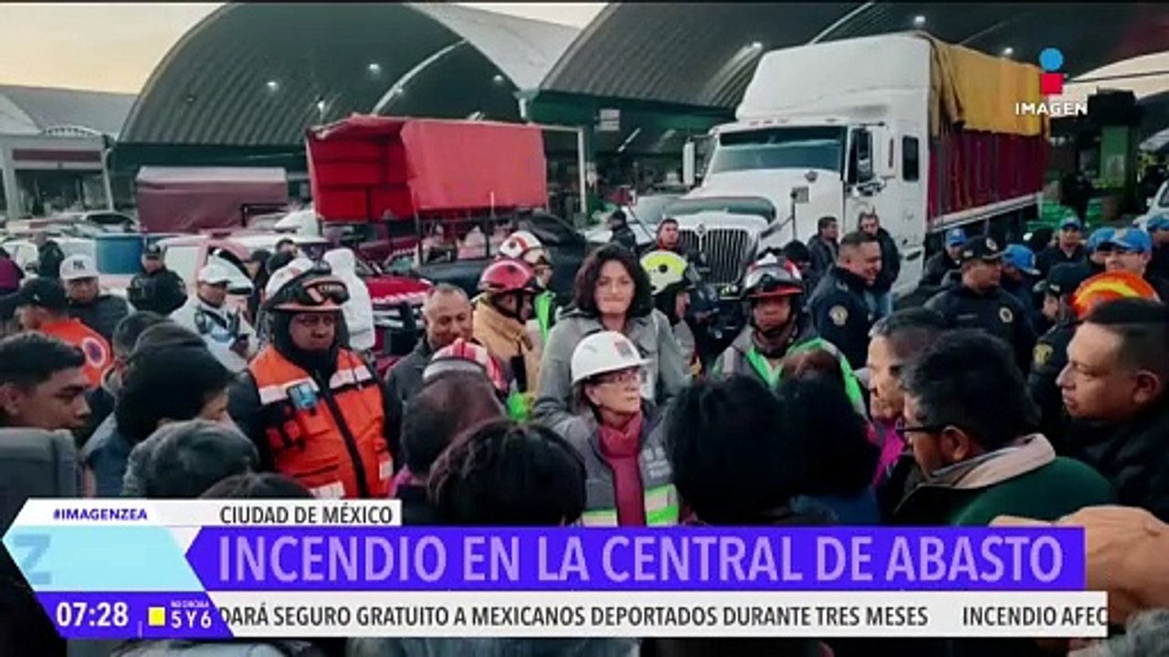 Incendio en la Central de Abasto de la CDMX afecta a más de 70 locales