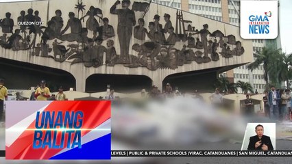 Campaign materials na nakapaskil sa mga bawal na lugar, pinagbabaklas | Unang Balita