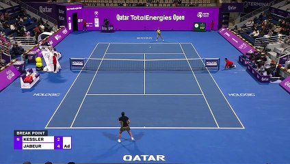 Doha - Jabeur expéditive pour son entrée en lice