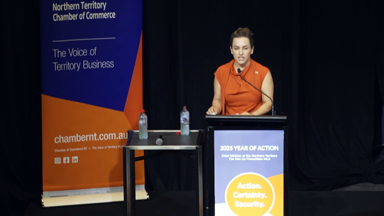 Chief Minister Lia Finocchiaro unveils economic vision for NT in 2025 with plans for new laws