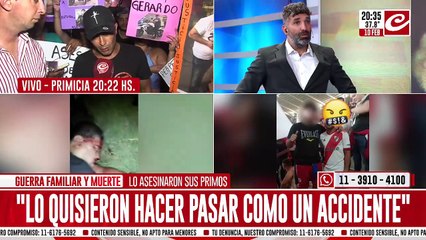 Así quedó la víctima tras ser atacada a ladrillazos en una pelea familiar