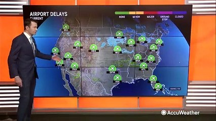 Tuesday travel delays likely as winter storm speeds east