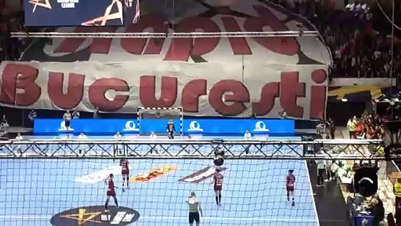 RAPID BUCURESTI vs GYOR one of the most beautiful atmosphere in HANDBALL