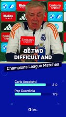 Carlo v Pep: The European Derby