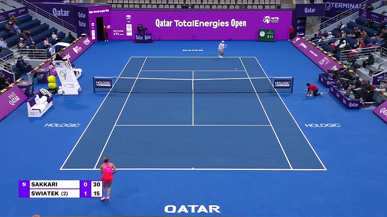 Swiatek begins bid for Doha four-timer with solid win
