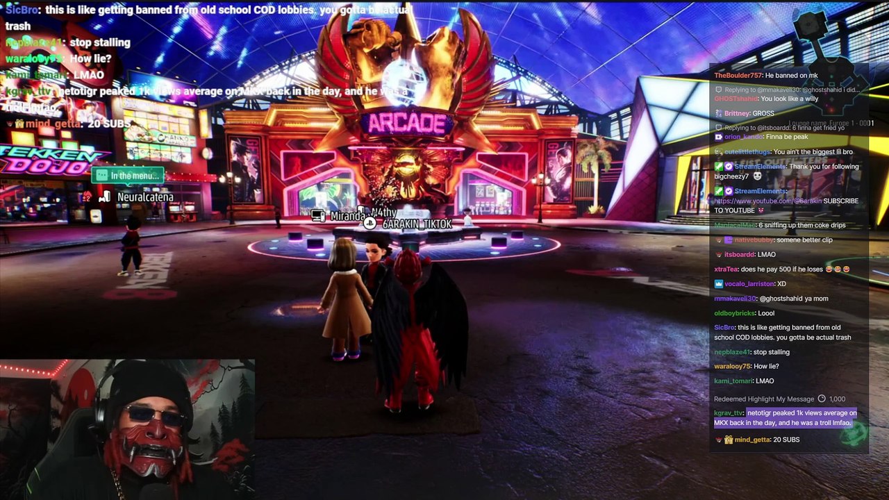 Ninjakilla & Mike make 6arakin cope harder (uninstall Tekken)