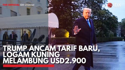 Trump Ancam Tarif Baru, Logam Kuning Melambung USD2.900