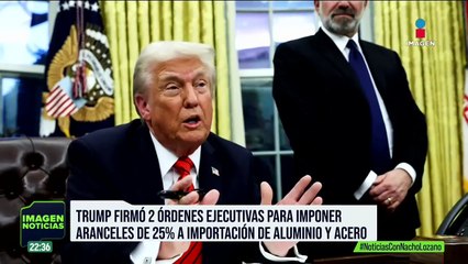 Trump firma órdenes ejecutivas para imponer aranceles del 25% a importaciones de acero y aluminio