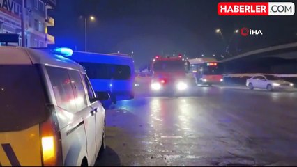 Kayseri'de işçi servisi 5 araca çarptı: 7 kişi yaralandı