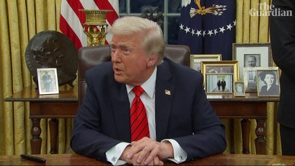 Israël : Le président américain Donald Trump promet un "véritable enfer" au Hamas si les otages n'étaient pas "ramenés avant samedi midi"