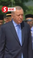 Malaysia accords Turkish President Erdogan official welcome