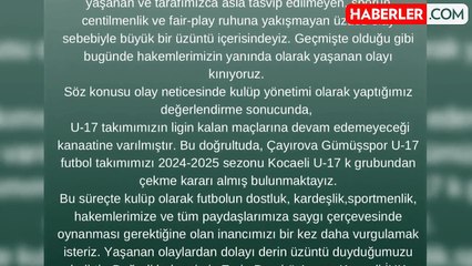 Kırmızı kart gören futbolcu hakemi bıçakladı