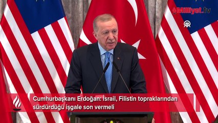 Erdoğan'dan 'ateşkes' tepkisi: Katliam politikasında ısrarcı, İsrail sözünü tutmuyor