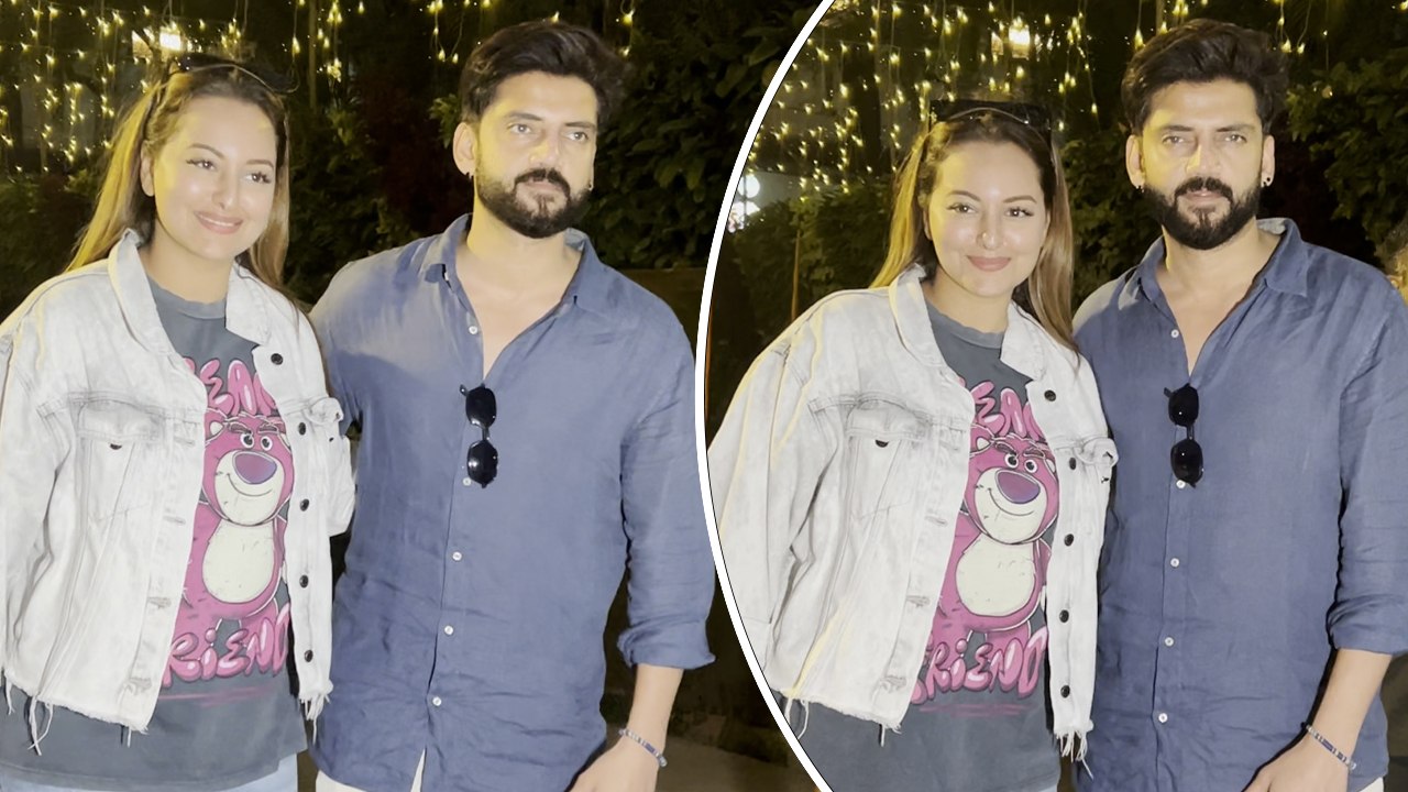 Sonakshi Sinha का Husband Zaheer Iqbal के साथ Outing पर दिखा कैजुअल लुक