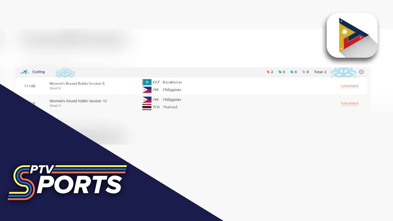 PH Men’s at Women’s Curling Team, sumabak sa ikalawang araw ng preliminaries sa 9th Asian Winter Games