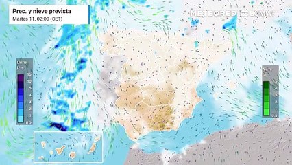 Una DANA inestabilizará la atmósfera, dando lugar a un episodio de lluvias generalizadas.
