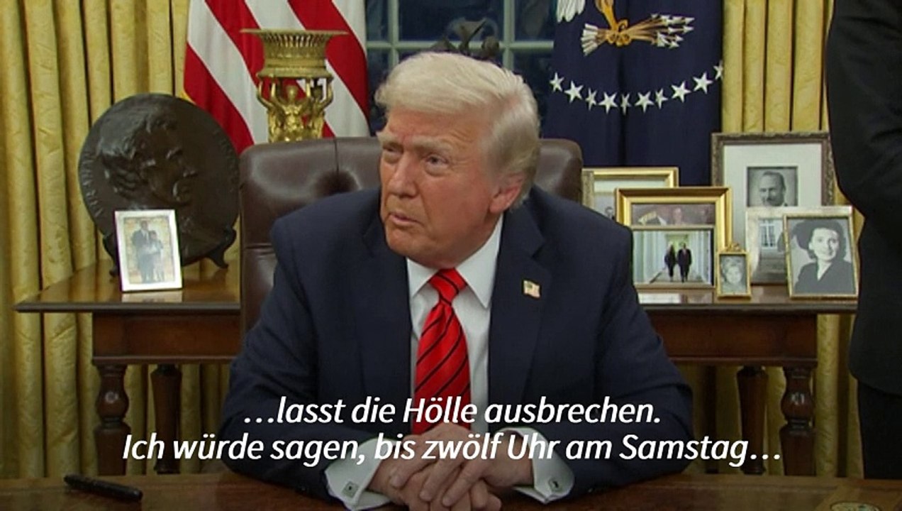 Trump: Rückkehr aller Hamas-Geiseln bis Samstag - sonst 'bricht die Hölle aus'