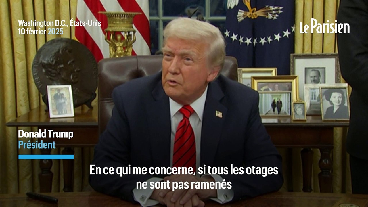 Donald Trump promet « un enfer » à Gaza si les otages ne sont pas tous libérés