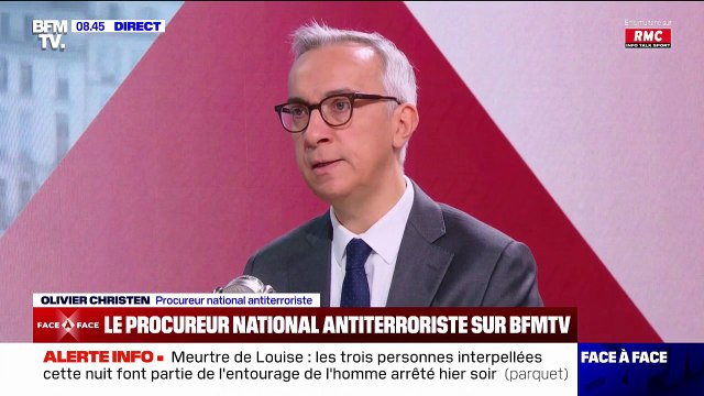 Le procureur national antiterroriste Olivier Christen note un renforcement des propos antisémites et une recrudescence de l'attrait vers la propagande jihadiste , depuis l'attaque du 7-Octobre