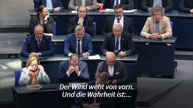 Scholz im Bundestag: Der Wind weht von vorn