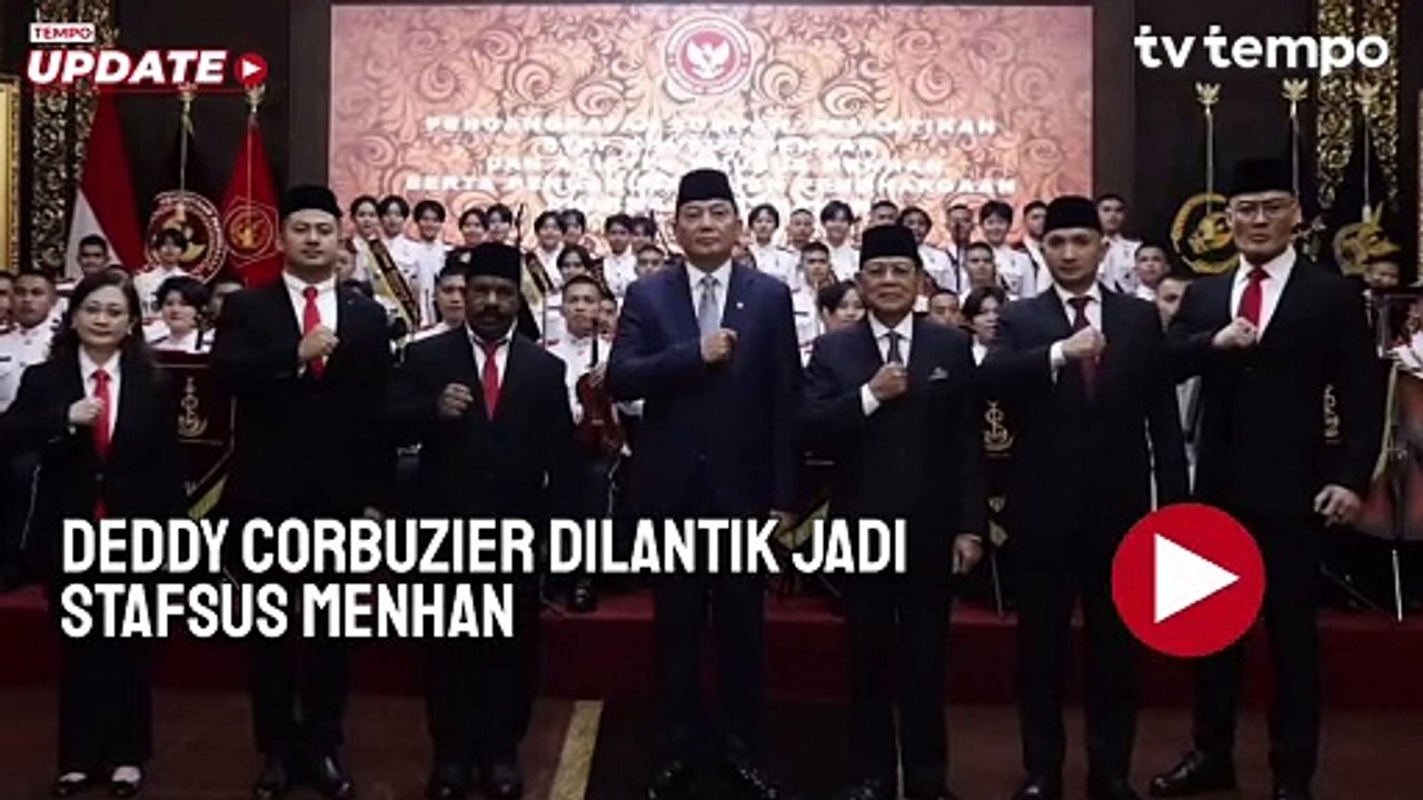 Deddy Corbuzier Dilantik Jadi Stafsus Menhan Sjafrie Sjamsoeddin