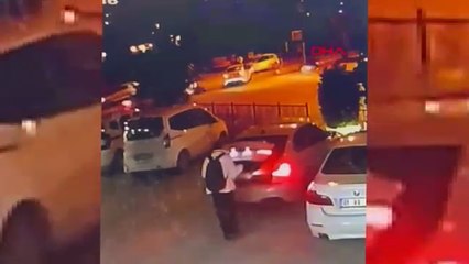 Adana'da otoparktaki cinayet kamerada