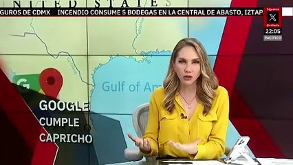 Google cambia el nombre del Golfo de México a Golfo de América