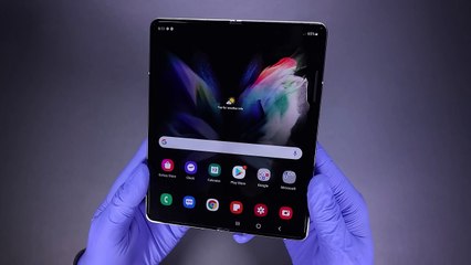 Samsung Galaxy Z Fold 3 Unboxing and Camera Test! - ASMR