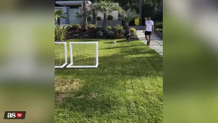 El hijo de Casemiro marca un gol y lo celebra como Cristiano: ¡Siuuuuu!