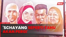 SchaYang sedia baju raya, potret bersama arwah ibu, ayah mentua sebelum meninggal