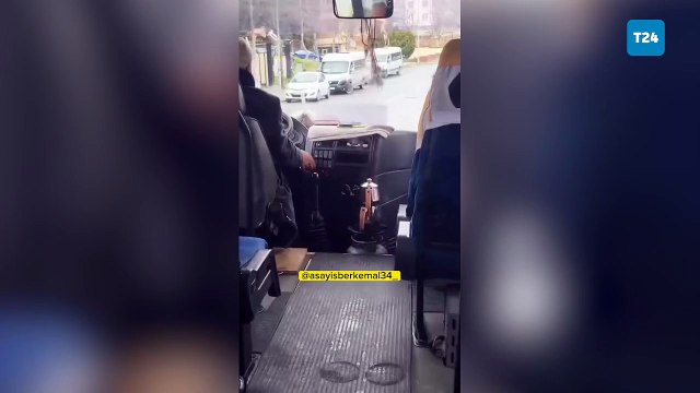 Dolmuşta çay keyfi: Beylikdüzü’nde şoförden yolculara sıcak ikram