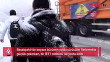 İstanbul'da kar yağışı sonrası trafikte kaos