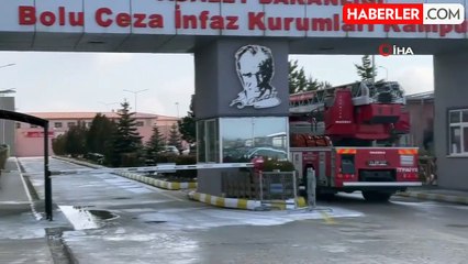 Bolu Cezaevinde Yangın Tatbikatı Paniğe Neden Oldu