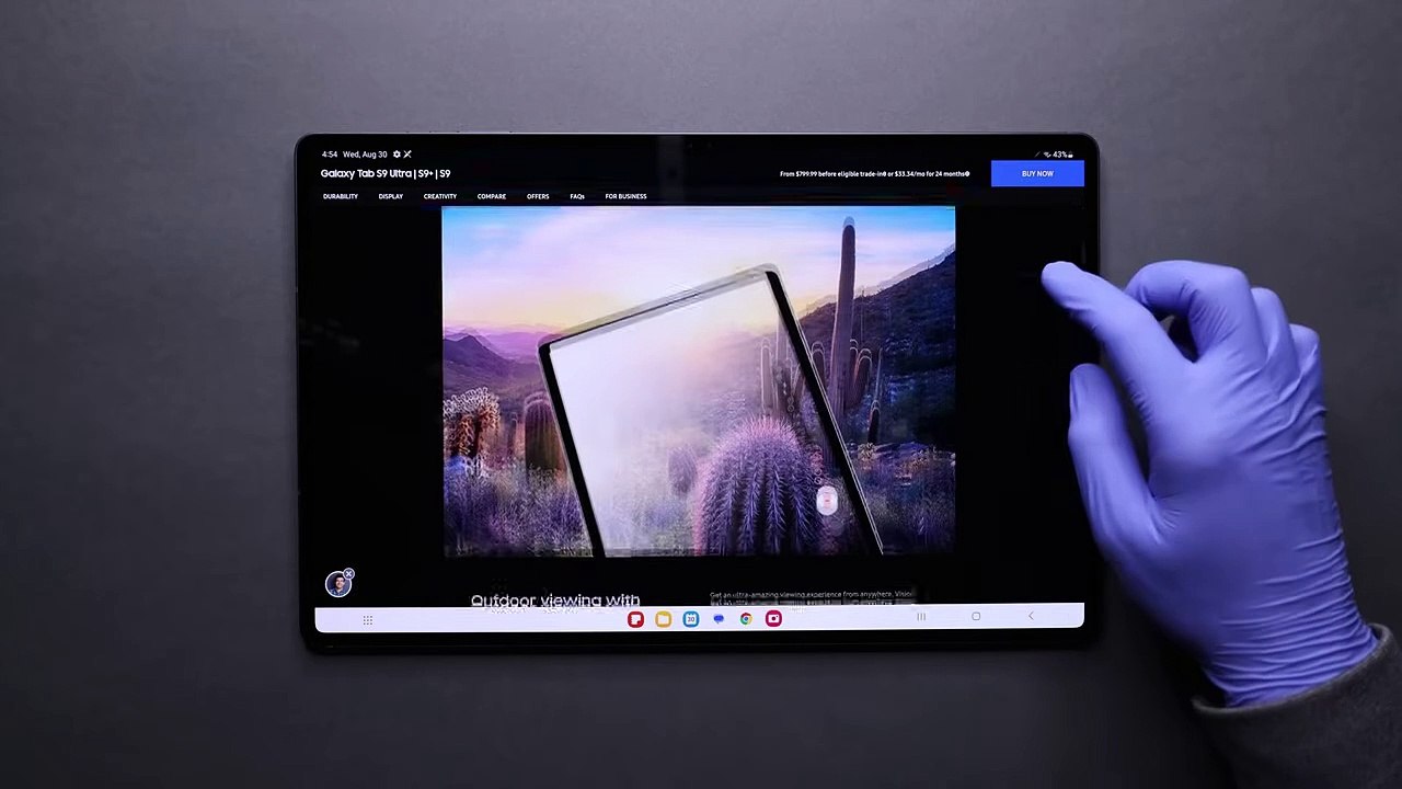 Samsung Galaxy Tab S9 Ultra Unboxing - ASMR