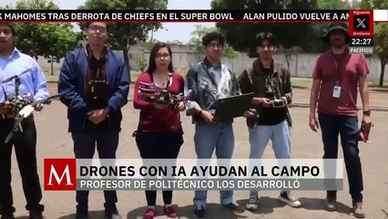 Drones con inteligencia artificial mejorarán la agricultura y la eficiencia agrícola