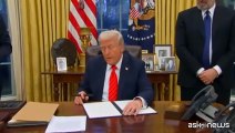Trump firma i dazi su alluminio e acciaio: 